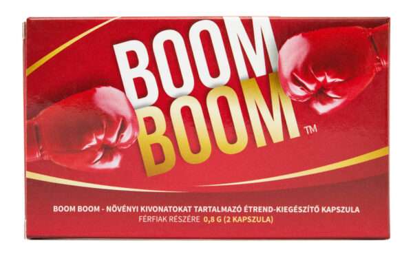 A Boom Boom kapszula kőkemény merevedést okoz, átsegít a stresszen és a fáradságon is