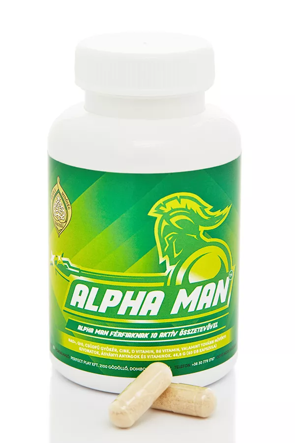 Az Alpha Man olyan komplex és hatékony étrend-kiegészítő férfiaknak, amely bármilyen betegség mellett, és bármilyen életkorban szedhető.