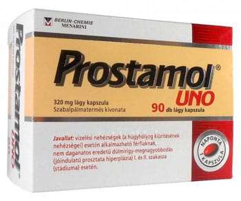 Prostamol uno helyettesítő