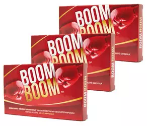 3 doboz Boom Boom potencianövelő ajándékba!