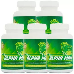 Smaragd törzsvevői szinten többek között 5 doboz Alpha Man férfi immunerő növelőt kapsz ajándékba